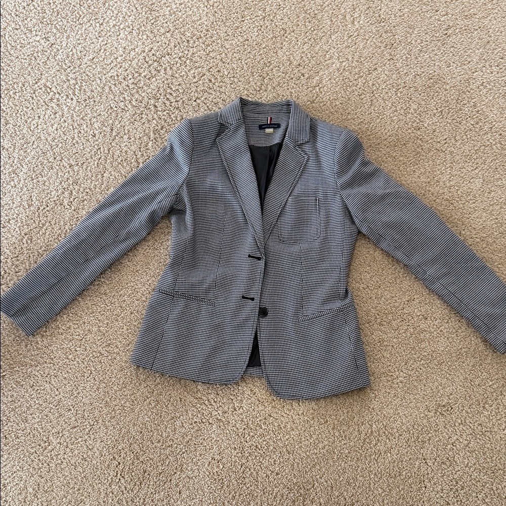 Tommy Hilfiger Black and White Blazer